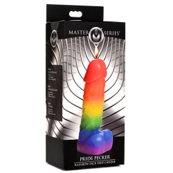 Dark Pecker Dick Drip Candle - Rainbow