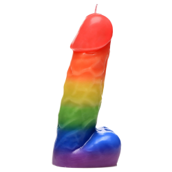 Dark Pecker Dick Drip Candle - Rainbow
