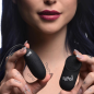28X Nubbed Silicone Vibrating Egg - Black