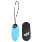 28X Nubbed Silicone Vibrating Egg - Blue
