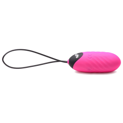 28X Nubbed Silicone Vibrating Egg - Pink