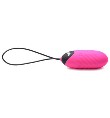 28X Nubbed Silicone Vibrating Egg - Pink