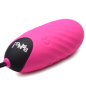 28X Nubbed Silicone Vibrating Egg - Pink