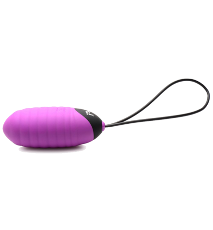 28X Nubbed Silicone Vibrating Egg - Purple
