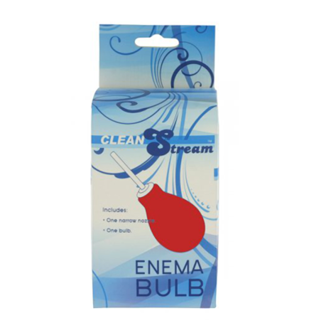 CleanStream Enema Bulb Red