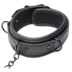 Collared Temptress Collar with Nipple Clamps