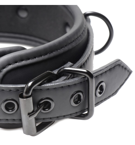 Collared Temptress Collar with Nipple Clamps