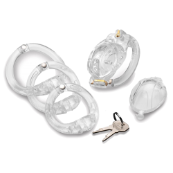 Lockdown Customizable Chastity Cage - Clear