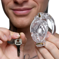 Lockdown Customizable Chastity Cage - Clear