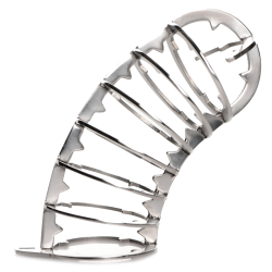 Stainless Steel Spiked Chastity Cage