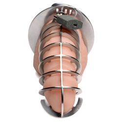 Stainless Steel Spiked Chastity Cage