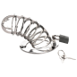Stainless Steel Spiked Chastity Cage