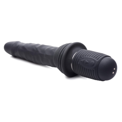 10X Silicone Vibrating and Thrusting Dildo