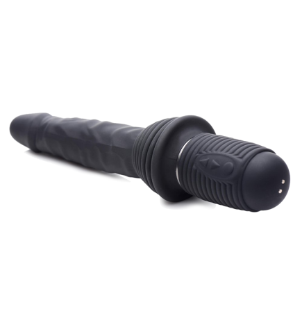 10X Silicone Vibrating and Thrusting Dildo