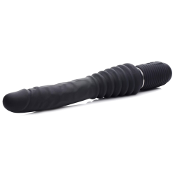 10X Silicone Vibrating and Thrusting Dildo