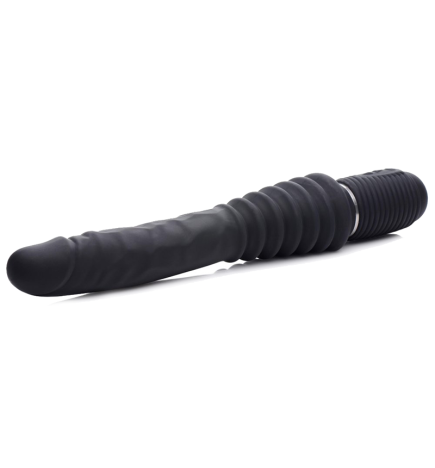 10X Silicone Vibrating and Thrusting Dildo