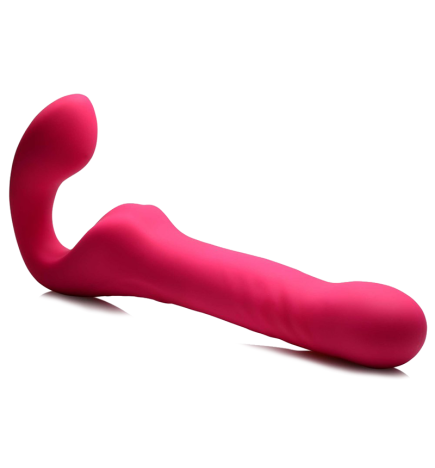 30X Thrusting and Vibrating Strapless Strap-On