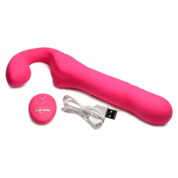 30X Thrusting and Vibrating Strapless Strap-On