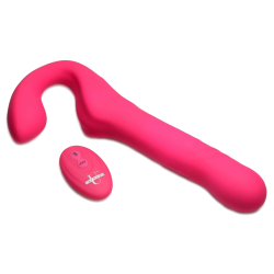30X Thrusting and Vibrating Strapless Strap-On
