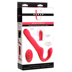 30X Thrusting and Vibrating Strapless Strap-On
