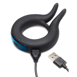 10X Dual Stim Silicone Cock Ring