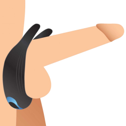 10X Dual Stim Silicone Cock Ring