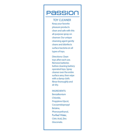 Passion Toy Cleaner - 8 oz.