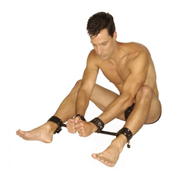 Strict Leather Locking Wrist & Ankle Spreader Bar