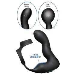 10X Inflatable and Vibrating Prostate Plug