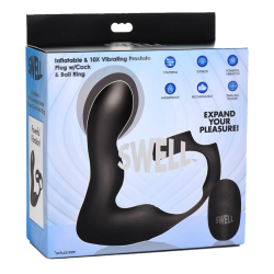 10X Inflatable and Vibrating Prostate Plug
