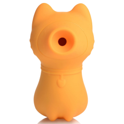 Sucky Kitty Silicone Clitoral Stimulator (Orange)