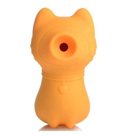 Sucky Kitty Silicone Clitoral Stimulator (Orange)