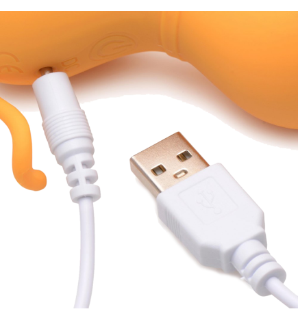 Sucky Kitty Silicone Clitoral Stimulator (Orange)