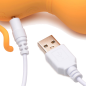 Sucky Kitty Silicone Clitoral Stimulator (Orange)