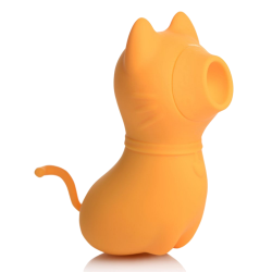 Sucky Kitty Silicone Clitoral Stimulator (Orange)