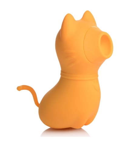 Sucky Kitty Silicone Clitoral Stimulator (Orange)
