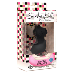Sucky Kitty Silicone Clitoral Stimulator (Black)