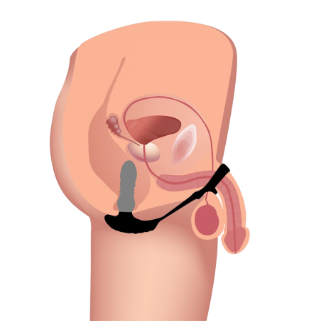 Thrusting Vibrator with Cock and Ball Ring and Remote