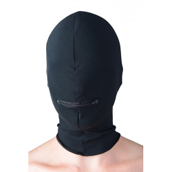 Strict Leather Zippered Eyeless Hood