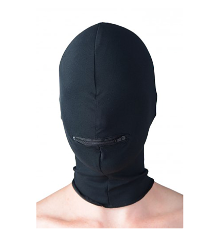 Strict Leather Zippered Eyeless Hood