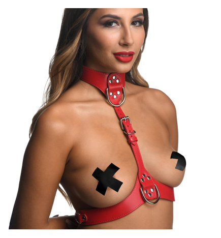 Female Chest Harness - Red