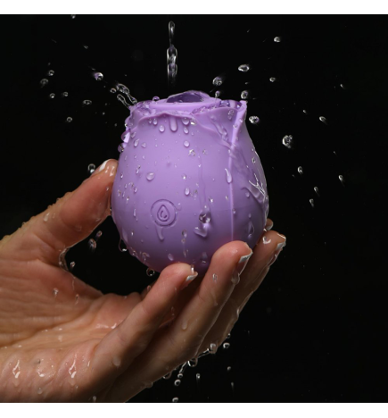 Bloomgasm Wild Rose 10X Suction Clit Stimulator - Purple