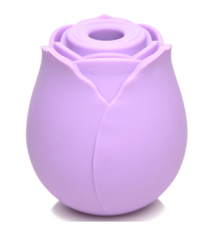 Bloomgasm Wild Rose 10X Suction Clit Stimulator - Purple