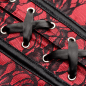 Scarlet Seduction Lace-up Corset and Thong