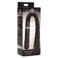 9X Vibrating Silicone Dildo Flogger