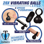 28X Vibrating Balls Cock Ring
