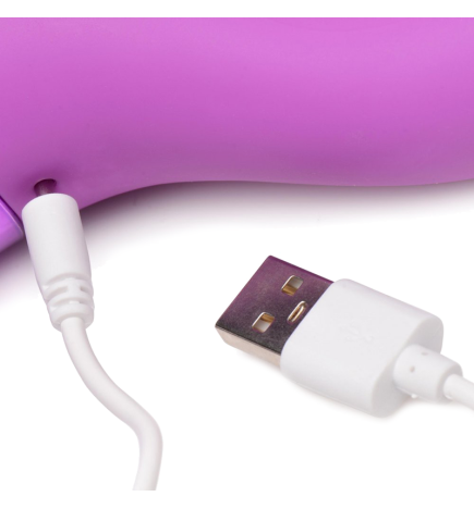 10X Triple Rabbit Silicone Vibrator - Purple