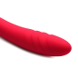 7X Double Down Silicone Double Dildo with Remote - Pink