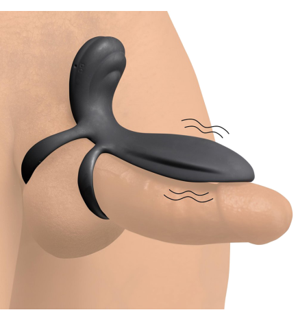 10X Silicone Vibrating Girth Enhancer with Remote Control