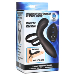 10X Silicone Vibrating Girth Enhancer with Remote Control